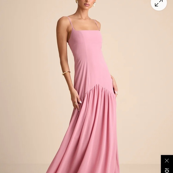 Lulus Dresses & Skirts - Lulu's Blush Pink Maxi Dress